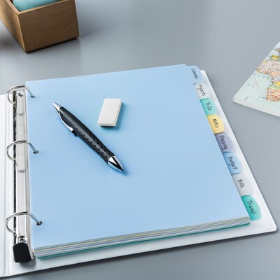 Avery Big Tab Write & Erase Plastic Divider, 8 Tabs, Multicolor, 1 Set (16171)