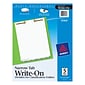 Avery Narrow Write & Erase Paper Dividers for Classification Folders, 5 Tabs, Bottom Tabs (13164)