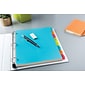 Avery Big Tab Write & Erase Plastic Tab Dividers, Multicolor, 8 Tabs/Set (16130)