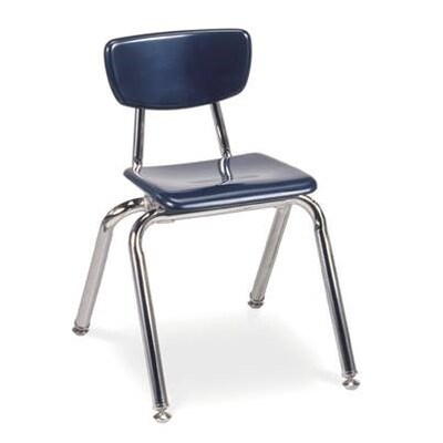Virco® 14 Stack Chair for Grades 1 & 2; Navy