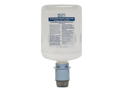 Pacific Blue Ultra Antibacterial Gentle Foaming Hand Soap, Fragrance Free, 40.5 Oz., 3/Carton (43716)
