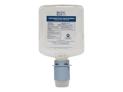 Commercial Dispensing Pacific Blue 1000 mL. Foaming Hand Sanitizer Dispenser Refill, Fragrance Free, 3/CT (43337