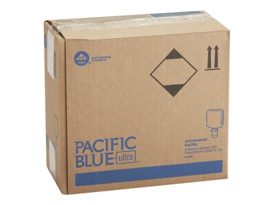 Commercial Dispensing Pacific Blue 1000 mL. Foaming Hand Sanitizer Dispenser Refill, Fragrance Free, 3/CT (43337