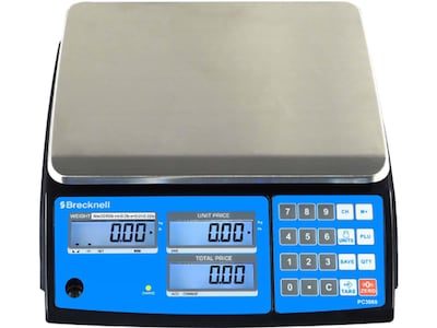 Brecknell PC3060 Digital Scale, Blue/Black, 60 Lbs. Capacity