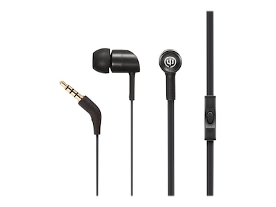 Wicked Audio Havok Stereo Headphones, Pitch Black (WI-1450)