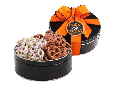 Alder Creek Halloween Pretzels, Milk Chocolate/White Chocolate (FG04044)
