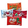 Hersheys Holiday Candy Bowl Bundle, 42 Oz., 4 Bags/Pack (246-00133)