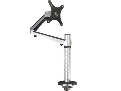 Versa Tables Omniview Single Adjustable Monitor Arm, Up to 27, Silver (VT6220001-01-00)