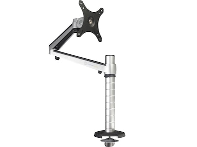 Versa Tables Omniview Single Adjustable Monitor Arm, Up to 27", Silver (VT6220001-01-00)