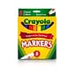 Crayola Kid's Markers, Broad Line, Assorted Colors, 8/Box (58-7708)