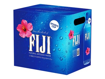 FIJI Water, 23.67 Fl. Oz., 6 Bottles/Pack, 2 Packs/Carton (00067)