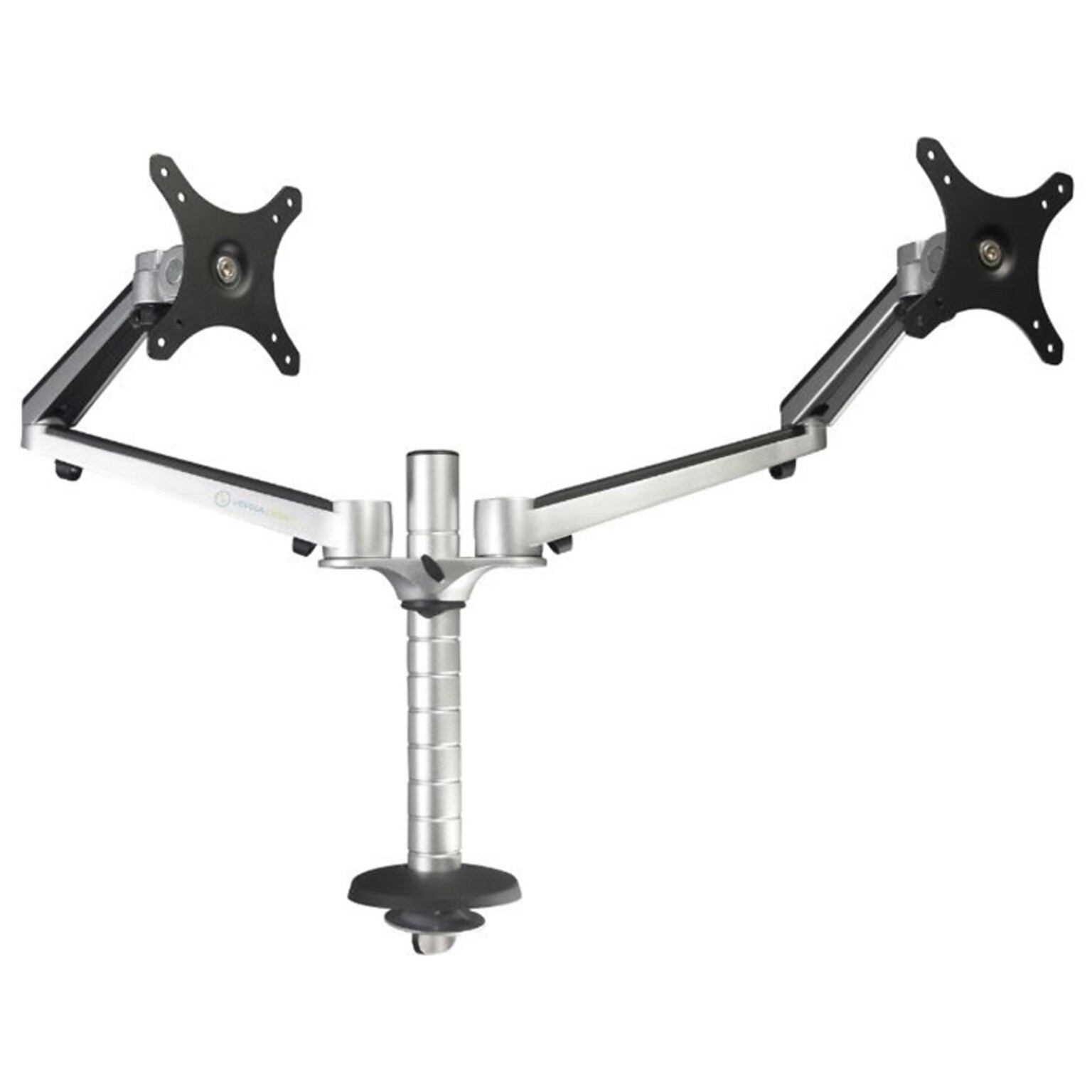 VersaDesk Omniview Dual Adjustable Monitor Arm, Up to 27, Silver (VT6220002-01-00)