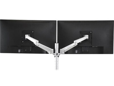 VersaDesk Omniview Dual Adjustable Monitor Arm, Up to 27", Silver (VT6220002-01-00)