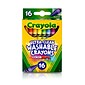 Crayola Washable Ultra Clean Crayons, Assorted Colors,16/Box (52-6916)