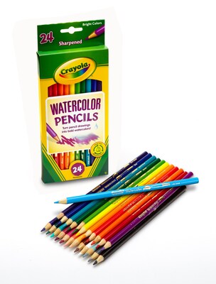 Crayola 68-4050 Long Barrel Colored Woodcase Pencils, 3.3 mm, 50 Assorted  Colors/Set 