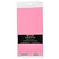 JAM Paper® Plastic Table Cover, 54 x 108 Inches, Baby Pink Tablecloth, Sold Individually (291423339)