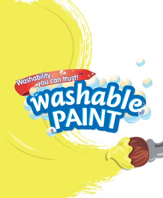 Crayola Washable Paints, Yellow, 1 Gallon (54-2128-034)