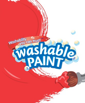 Crayola Washable Paints, Red, 1 Gallon (54-2128-038)