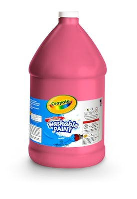 Crayola Washable Paints, Red, 1 Gallon (54-2128-038)