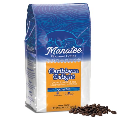 Manatee Caribbean Delight, 2 lb Whole Bean (302004-BAG)