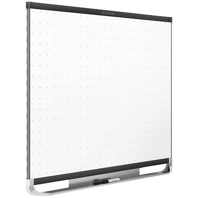 Quartet Prestige 2  Total Erase Magnetic Whiteboard, Black Aluminum Frame, 6W x 4H (TEM547B)
