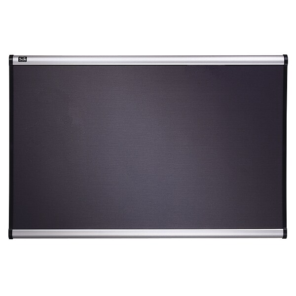 Quartet Prestige Diamond Mesh Fabric Board, Aluminum Frame, 4H x 6W (B447A)