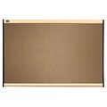 Quartet Prestige Colored Cork Bulletin Board, Maple Finish Frame, 3H x 4W (B244MA)