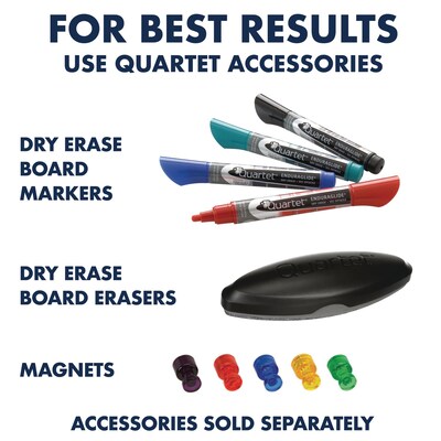 Quartet® Matrix® Magnetic Dry-Erase Whiteboard, Aluminum Frame, 48" x 31" (M4831)