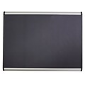Quartet Prestige Plus Magnetic Fabric Bulletin Board, Aluminum Frame, 3H x 4W (MB544A)