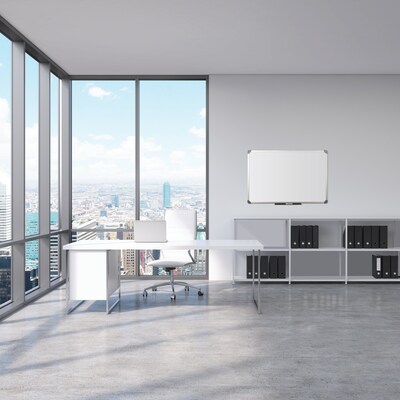 Quartet Magnetic Dry-Erase Board Whiteboard, Aluminum Frame, 3' x 2' (79378)