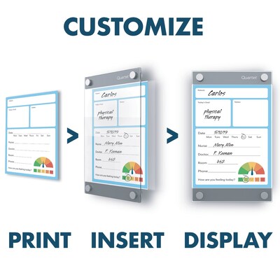 Quartet Infinity® Custom Glass Board, 36"x24" (GI3624)