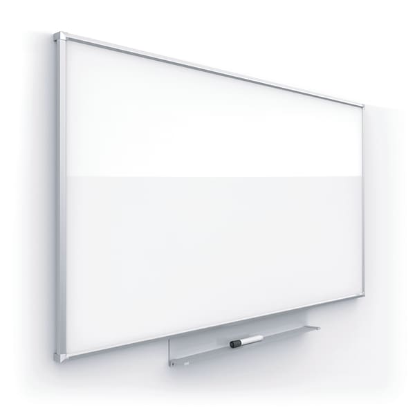 Silhouette™ Porcelain Dry Erase Whiteboard, Silver Aluminum Frame, 39x22 (CP3922)