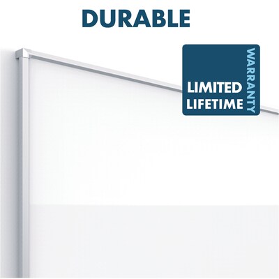Silhouette™ Porcelain Dry Erase Whiteboard, Silver Aluminum Frame, 39"x22" (CP3922)