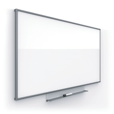 Silhouette™ Total Erase® Dry-Erase Whiteboard, Charcoal Aluminum Frame, 50x28 (C5028C)