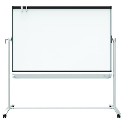 Quartet Prestige 2 Magnetic Mobile Presentation Whiteboard Easel, 6' x 4'  (ECM64P2)