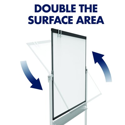 Quartet® Prestige® 2 Magnetic Mobile Presentation Whiteboard Easel, 4' x 3' (ECM43P2)