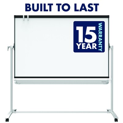 Quartet® Prestige® 2 Magnetic Mobile Presentation Whiteboard Easel, 4' x 3' (ECM43P2)