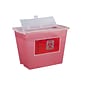 Bemis Sharps Container, 2 Gallon, Red, Pack of 5 (102030-5)