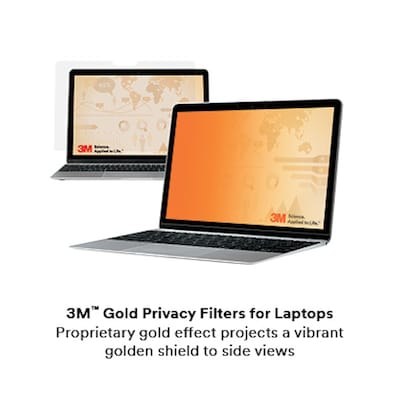 3M™ Gold Privacy Filter for 15.6" Widescreen Laptop (16:9) with COMPLY Attachment System (GF156W9B)