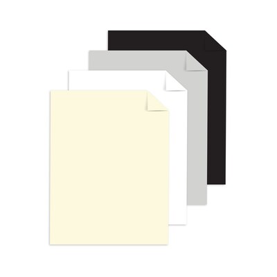 Astrobrights Cardstock, 8.5 x 11, 65 Lb., Stardust White, 250 Sheets