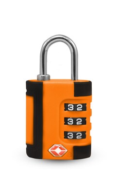 Go Green Power Travergo 3-Digit Combination Lock, Orange (TR1100OR)