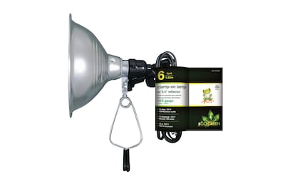 GoGreen Power 6 5.5 Shade Clamp Light, Gray (GG-34806)