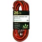 GoGreen Power 25' Indoor/Outdoor Extension Cord, 16 AWG, Orange (GG-13725)