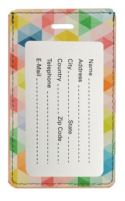GoGreen Power Travergo Mosaic Luggage Tag, Multicolored (TR1282)