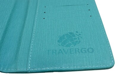 GoGreen Power Travergo Passport Holder, Blue (TR1220BL)
