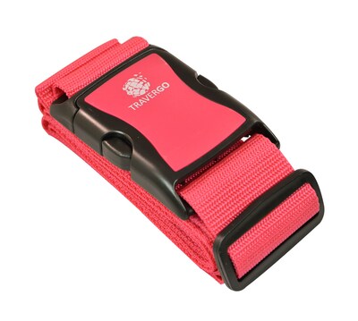 GoGreen Power Travergo Nylon Luggage Strap, Pink (TR1200PK)
