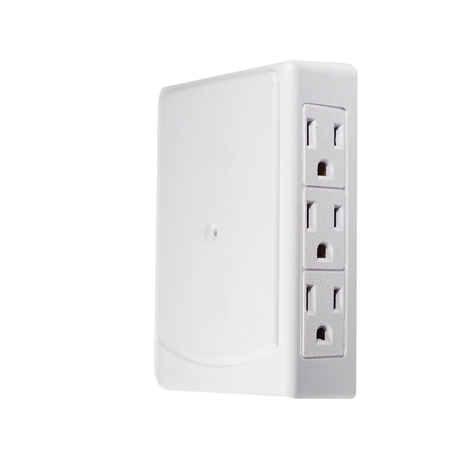GoGreen Power 6 Outlet Side Mount Wall Tap - White, GG-16000TSM