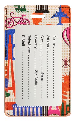 GoGreen Power Travergo World Attractions Luggage Tag, Multicolor (TR1274)