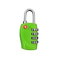 Travergo 4-Digit Combination Lock, Green (TR1140GN)
