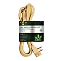 GoGreen Power 14/3 12 Appliance Cord 3pk, Beige - GG-25612